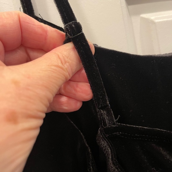 Woman’s Black Velveteen Jumpsuit - Picture 7 of 7